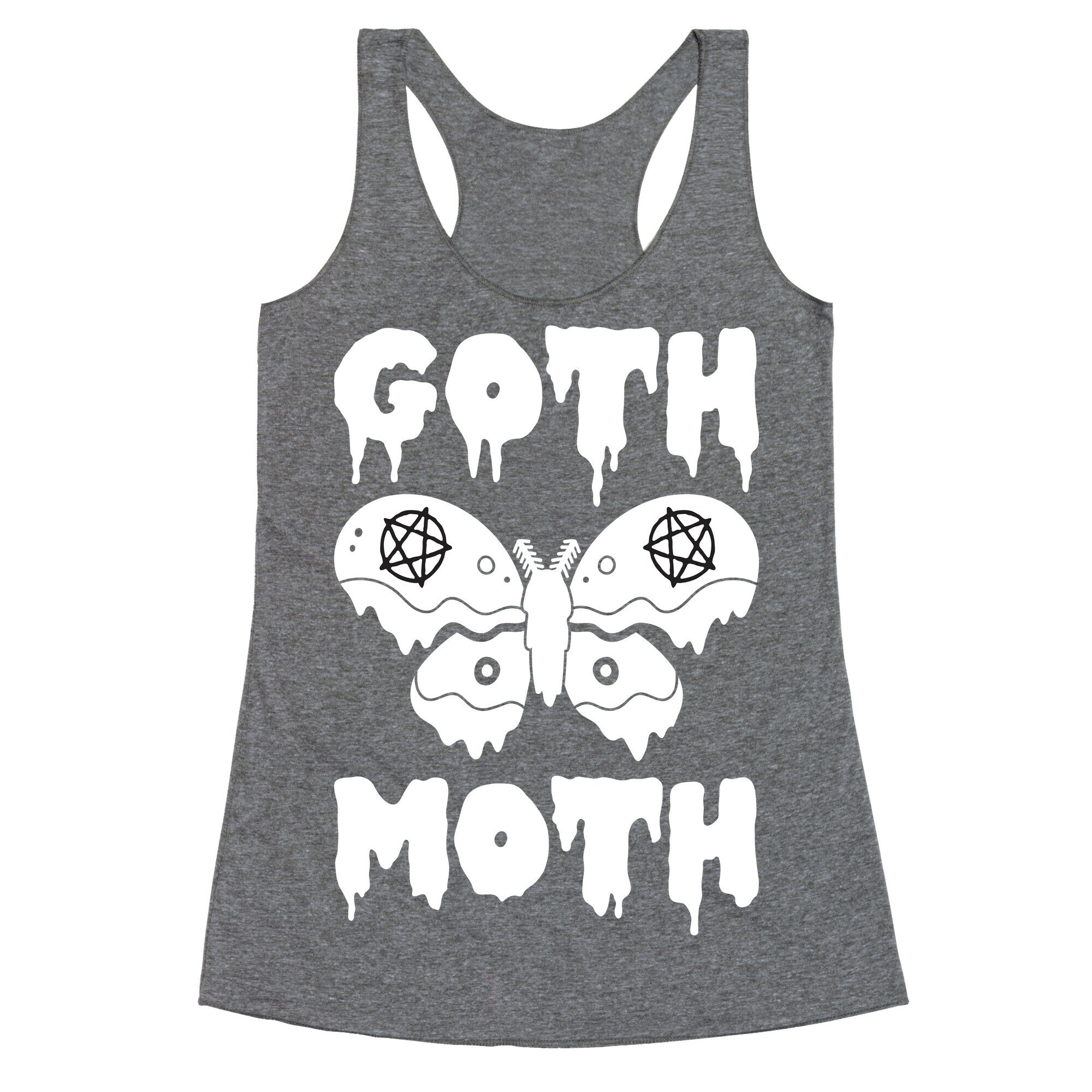 Goth Moth Racerback Tank
